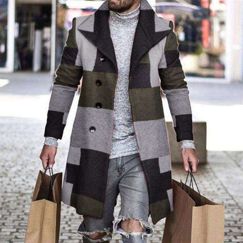 3D Digital Printing Men Lapel Plaid Coat Product information: Version: slim fit Thickness: ordinary Placket: single-breasted Fabric name: Chemical Fiber blending Main fabric composition: Polyester Fiber (polyester) Process: Printing/printing and dyeing Si