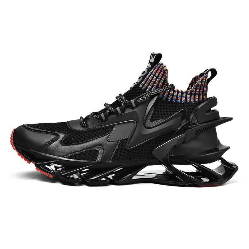 Summer Breathable Flying Woven Shock-absorbing Running Shoes Overview: Unique design, stylish and beautiful. Good material, comfortable feet. A variety of colors, any choice. Specification: Function: wear-resistant Closed: lace-up Size: 39 40 41 42 43 44
