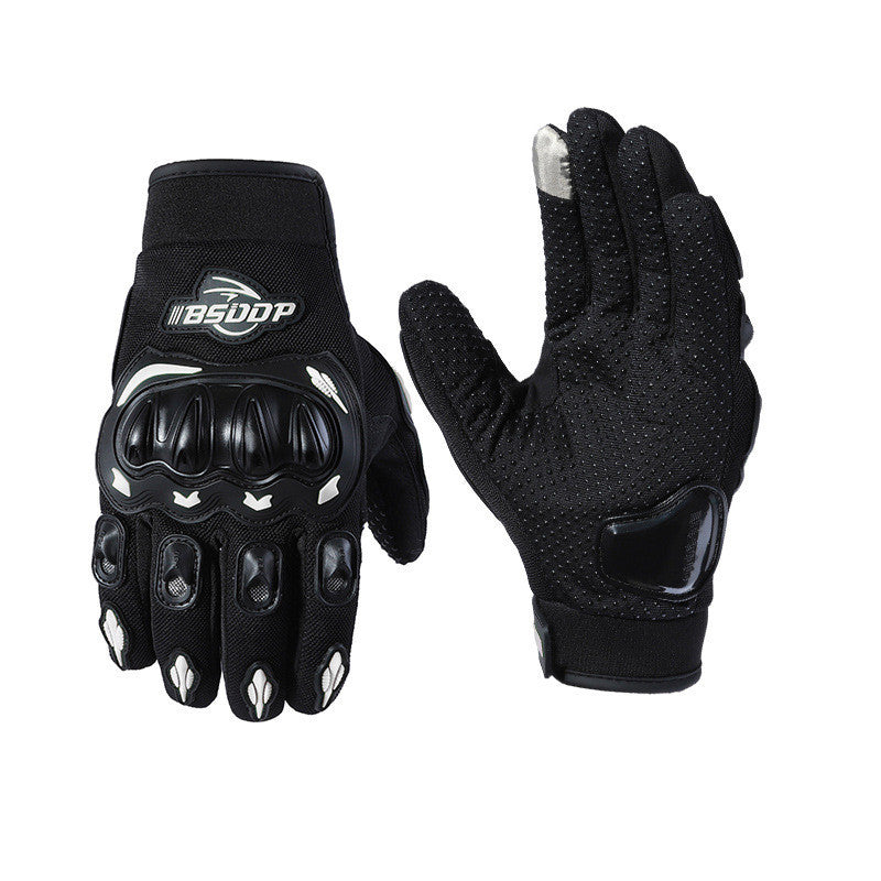 Men's And Women's Fashion Anti-fall Summer Sun Protection Full Finger Touch Screen Gloves Product information: Color: gray touch screen, red touch screen, white touch screen, orange touch screen, green touch screen Usage Category: bicycle gloves Help: M,L