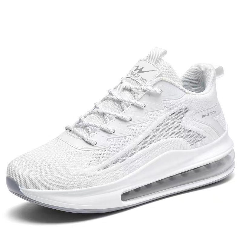 Mesh Slip On Air Cushion Shoes Men's Sport Sneakers Height Increasing Fashion Casual Shoes Product information: Function:Height increase,Breathable,Lightweight,Shock absorption Upper Material: Flyknit Sole Material: Rubber Wearing style: front lace-up Fas
