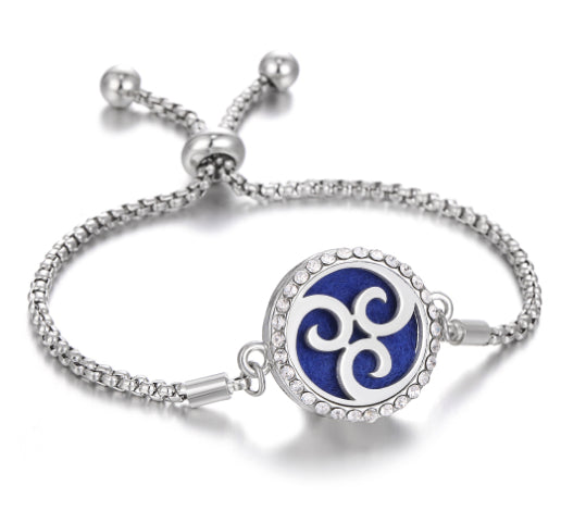 Hollow Stainless Steel Adjustable Aromatherapy Bracelet Jewelry Overview: 100% new design and high quality Must-have for fashion women Have a beautiful appearance Specifications: Style: Europe and America Material: Alloy Treatment process: electroplating