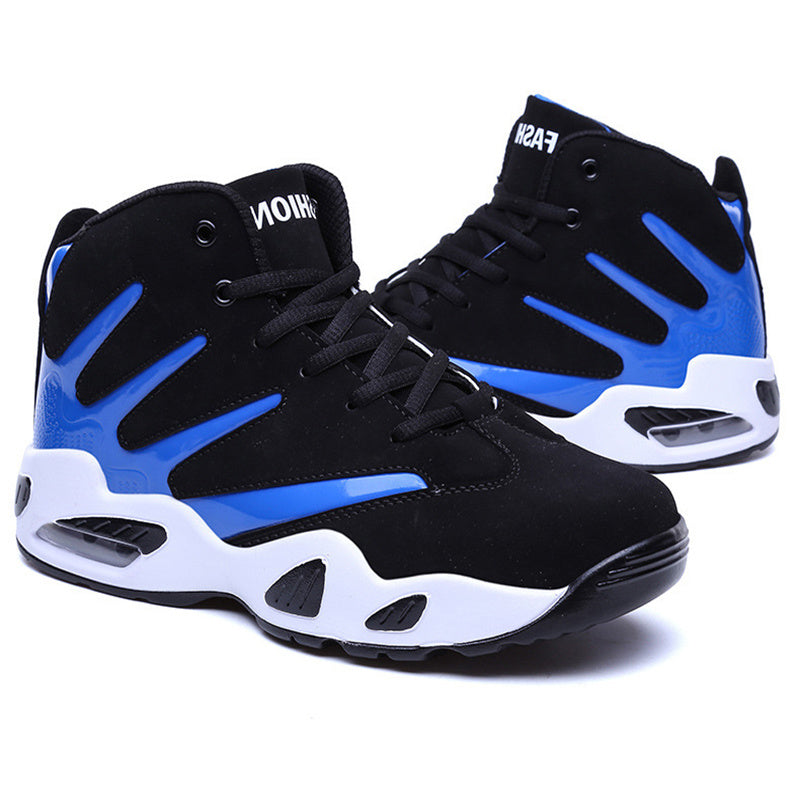 Men Air Cushion Basketball Shoes Wear-resistant Sneakers For Men Hommel Basketball Boots Sneakers Men Athletic Shoe Type: Basketball Shoes Department Name: Adult Insole Material: PU Upper Material: Jute Technology: Zoom Air Upper Height: High Applicable P