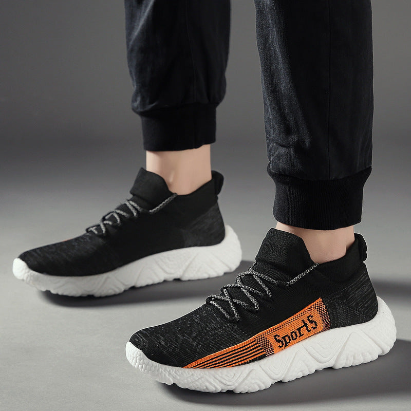 Spring And Summer Mesh Fly Woven Sneakers, Lightweight Running Shoes Product Information: Product category: sports casual shoes Applicable age: adult Style: Academy Suitable season: summer, winter, spring, autumn Applicable gender: male Size Information :