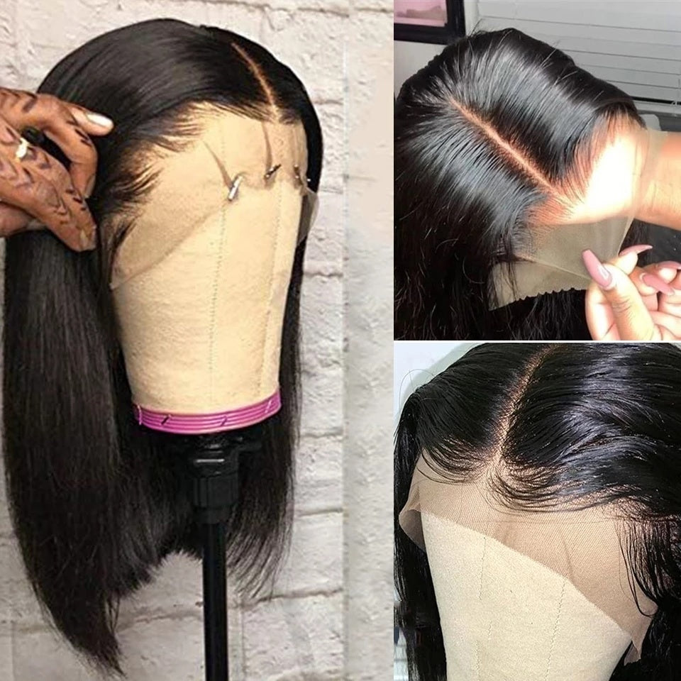 Super Double Drawn 13x4 Brown Lace Frontal Wig Product information: Style: exotic Model: 13x4 SDD Brown Mesh Hair Set Applicable people: ladies Hair material: real human hair Efficacy: hairdressing Wig length: 8inch, 10inch, 12inch, 14inch, 16inch Packing