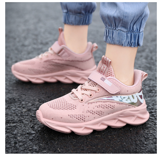 Lace-Up Girls Breathable Running Shoes Say hello to comfort and style with our Lace-Up Girls Breathable Running Shoes! Our shoes are the ideal choice for active little girls who like to stay on the move. Enjoy hours of play and outdoor adventure with thes
