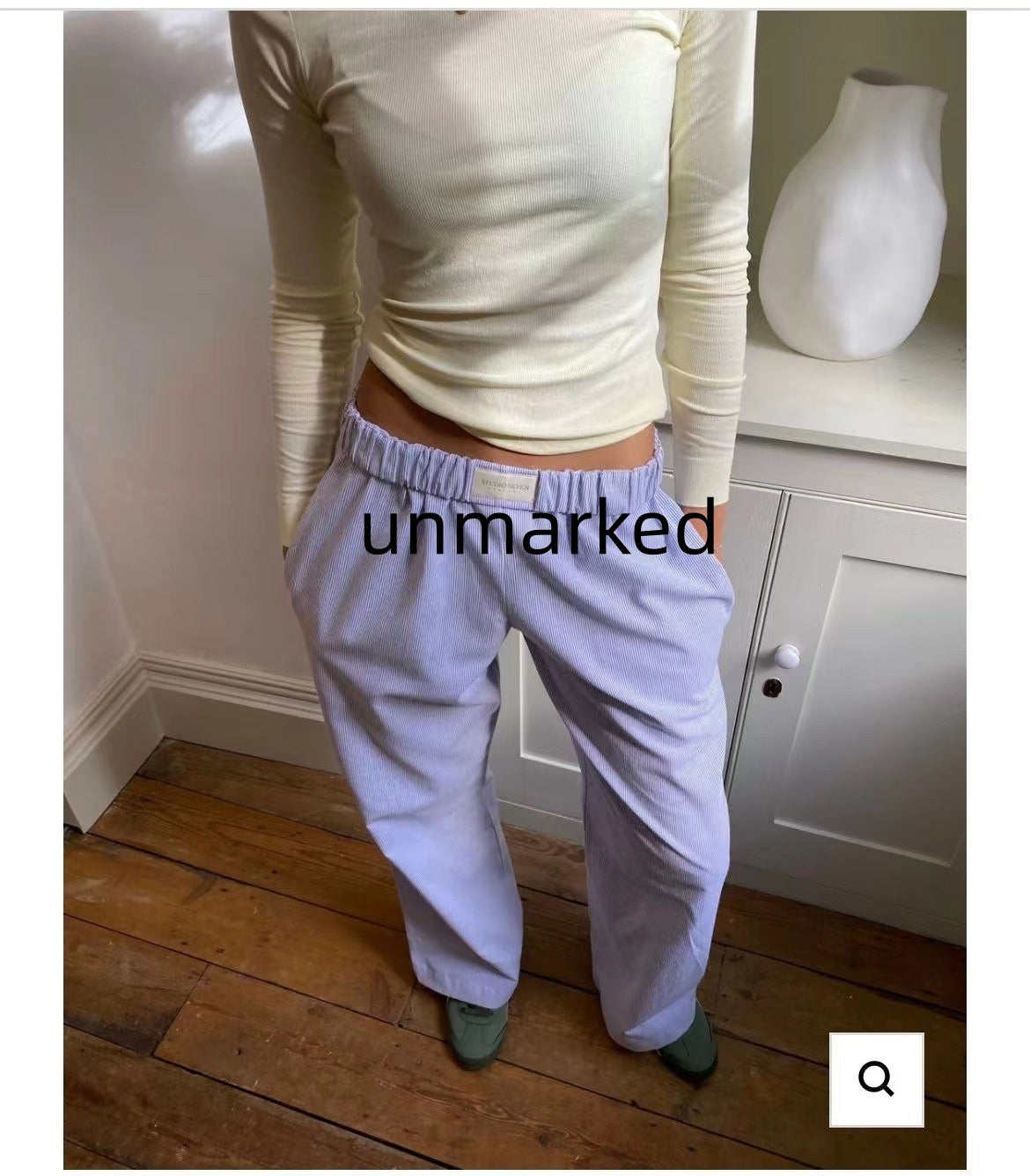 Fashion Y2K Striped Straight Trousers Summer Elastic High Waist Wide Leg Pants For Women Overview: Unique design, stylish and beautiful. Good material, comfortable wear. A variety of colors, any choice. Product information: Color: blue stripes, pink strip