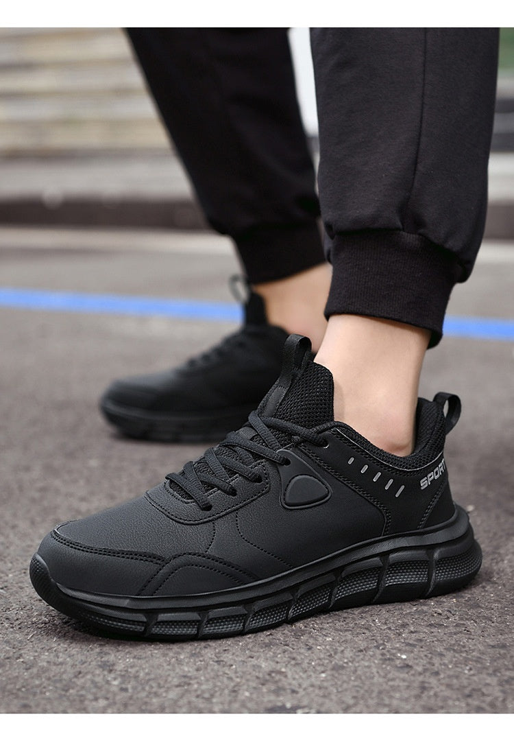 Casual Leather Soft Bottom 48 Size Plus Size Leisure Sports Travel Shoes Product information: Pattern: solid color Applicable sports: Hiking Lining material: Mesh Sole craft: viscose shoes Shoe Upper material: synthetic leather Applicable Gender: Male Siz