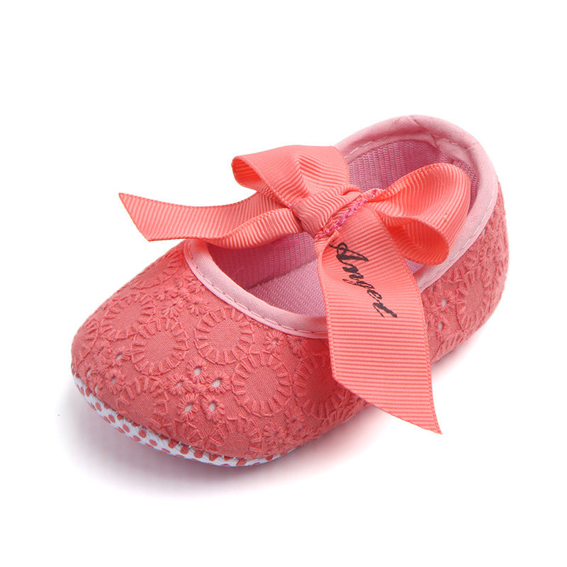 New Bow Princess Shoes Baby Shoes Baby Shoes Overview: Unique design, stylish and beautiful. Good material, comfortable feet. A variety of colors, any choice. Specification: Product category: Toddler shoes Applicable gender: female Upper material: cotton