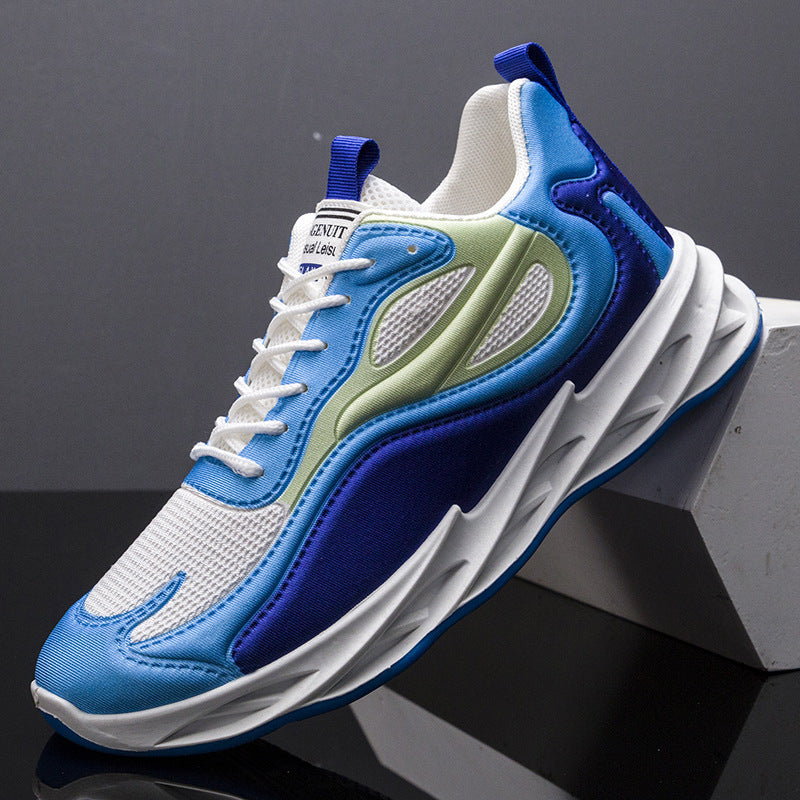 Fashion Running Walking Sports Shoes Non Slip Sneakers Men Product Information: Product category: Tooling shoes Applicable age: Youth (18-40 years old) Suitable season: spring, autumn Popular element: color matching Style: Casual Applicable gender: Male P