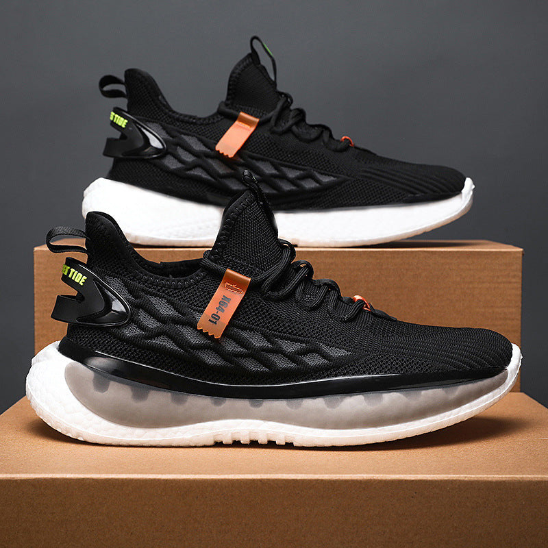 Mesh Sneakers Men Lace Up Running Shoes Overview: Unique design, stylish and beautiful. Good material, comfortable feet. A variety of colors, any choice. Specification: Product category: Sports casual shoes Applicable age group: youth (18-40 years old) Fu