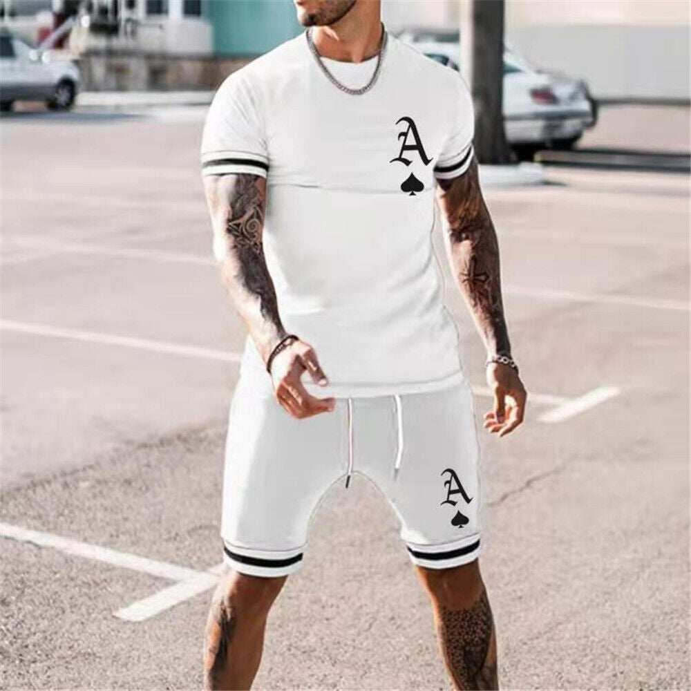 Summer Men's T-shirt And Shorts Fashion 3D Digital Print Set Product information: Fabric name: Polyester Applicable scenario: daily life Color: 17,18,19,20 Size: XXS, XS, S, M, L, XL, XXL, XXXL, XXXXL, XXXXL, 5XL, 6XL Size Information: Note: 1. Asian size