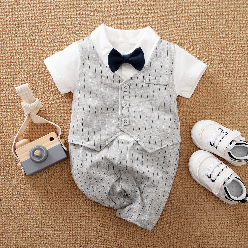 Baby Boy Gentleman Jumpsuit Baby Autumn Clothing Product information: Color: LT121D003 wine red Suitable height: 59cm (recommended height 52-59cm),66cm (recommended height 59-66cm),73cm (recommended height 66-73cm),80cm (recommended height 73-80cm),90cm (
