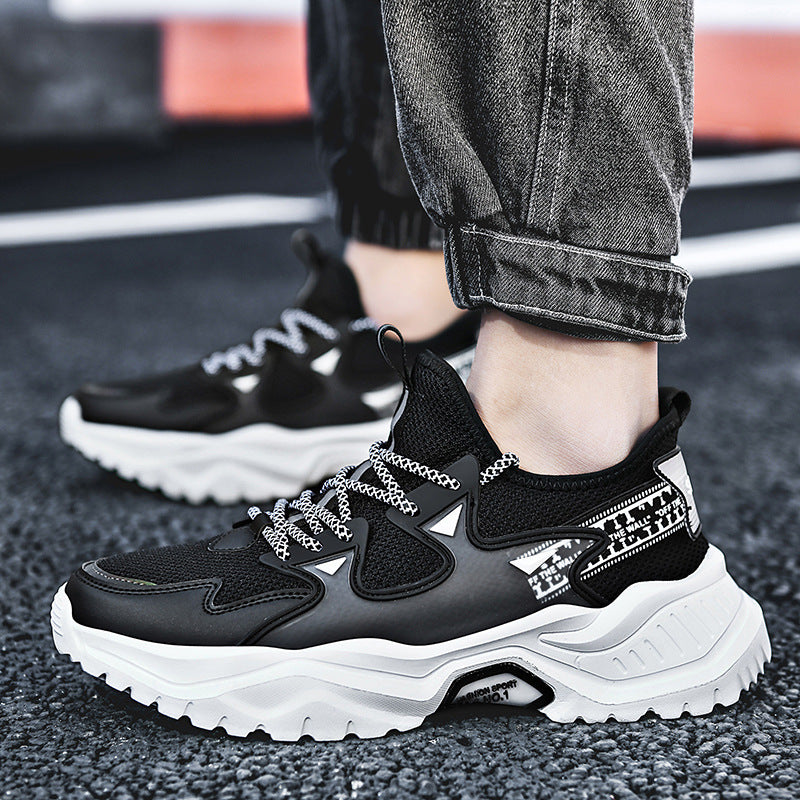 Lightweight Men's Shoes Flying Woven Mesh Shoes Breathable Sneakers Overview: Unique design, stylish and beautiful. Good material, comfortable feet. A variety of colors, any choice. Specification: Fashion element: sewing thread Upper material: mesh cloth