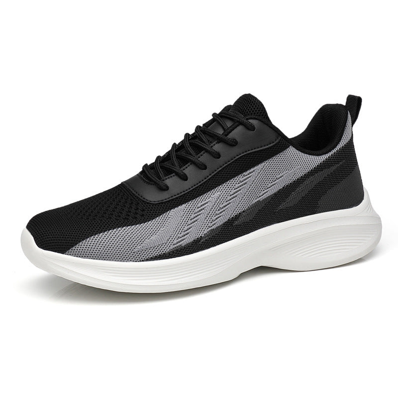 New Summer Breathable Mesh Shoes Flying Woven Casual All-matching Fashionable Sports Shoes Product information: Pattern: solid color Applicable sports: Universal Lining material: Mesh Color: beige, dark gray, black Upper height: low top Heel height: low h