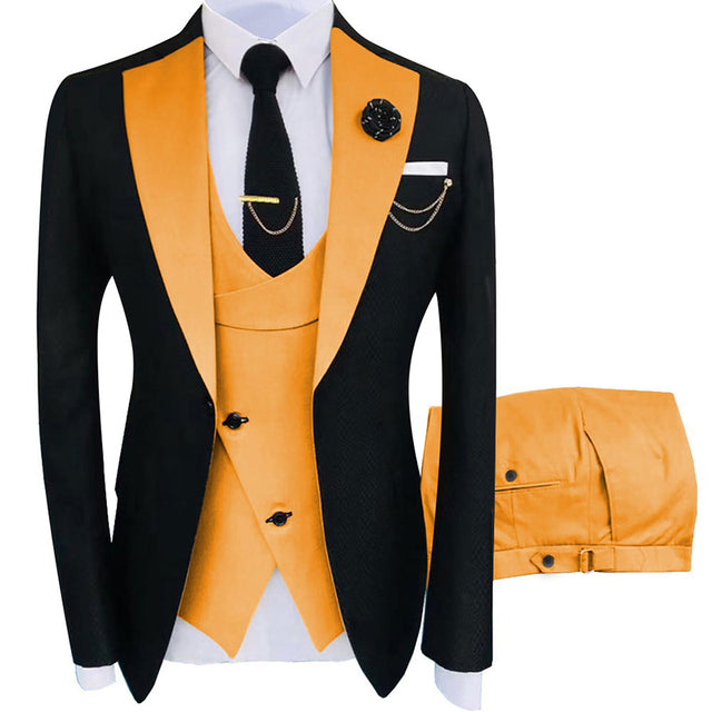 Fit Tuxedo 3 Piece Set Looking for something special to wear to that upcoming special event? Check out our Fit Tuxedo 3 Piece Set! This stylish and modern tuxedo is perfect for any formal occasion. Made from high quality materials, it is sure to make you