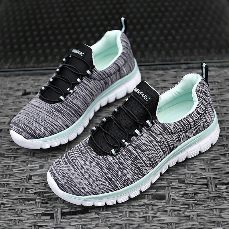 Women's Lightweight Sports Fashion Single Net Casual Shoes Product information: Style:Casual Popular elements: color blocking Toe shape: round toe Upper material: mixed material Heel height: low heel (1-3CM) Color: foot 9916 black, foot 9916 black powder,