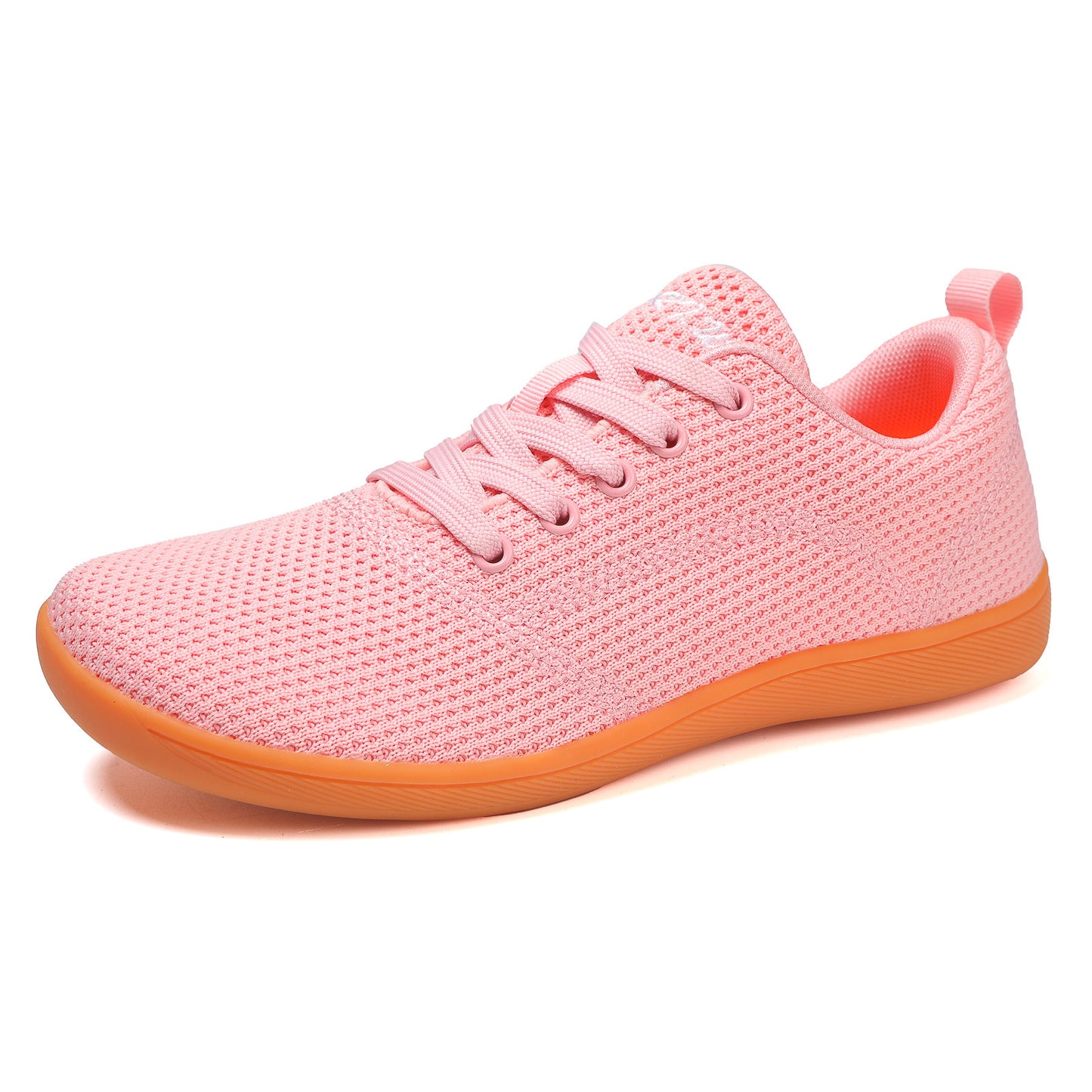 Wide Toe Breathable Shoes Flying Woven Slip-on Walking Shoes Casual Flat Training Shoes Product information: Pattern: solid color Lining material: cloth Applicable sports: Universal Color: black, gray, white, pink, orange Upper height: low top Heel height