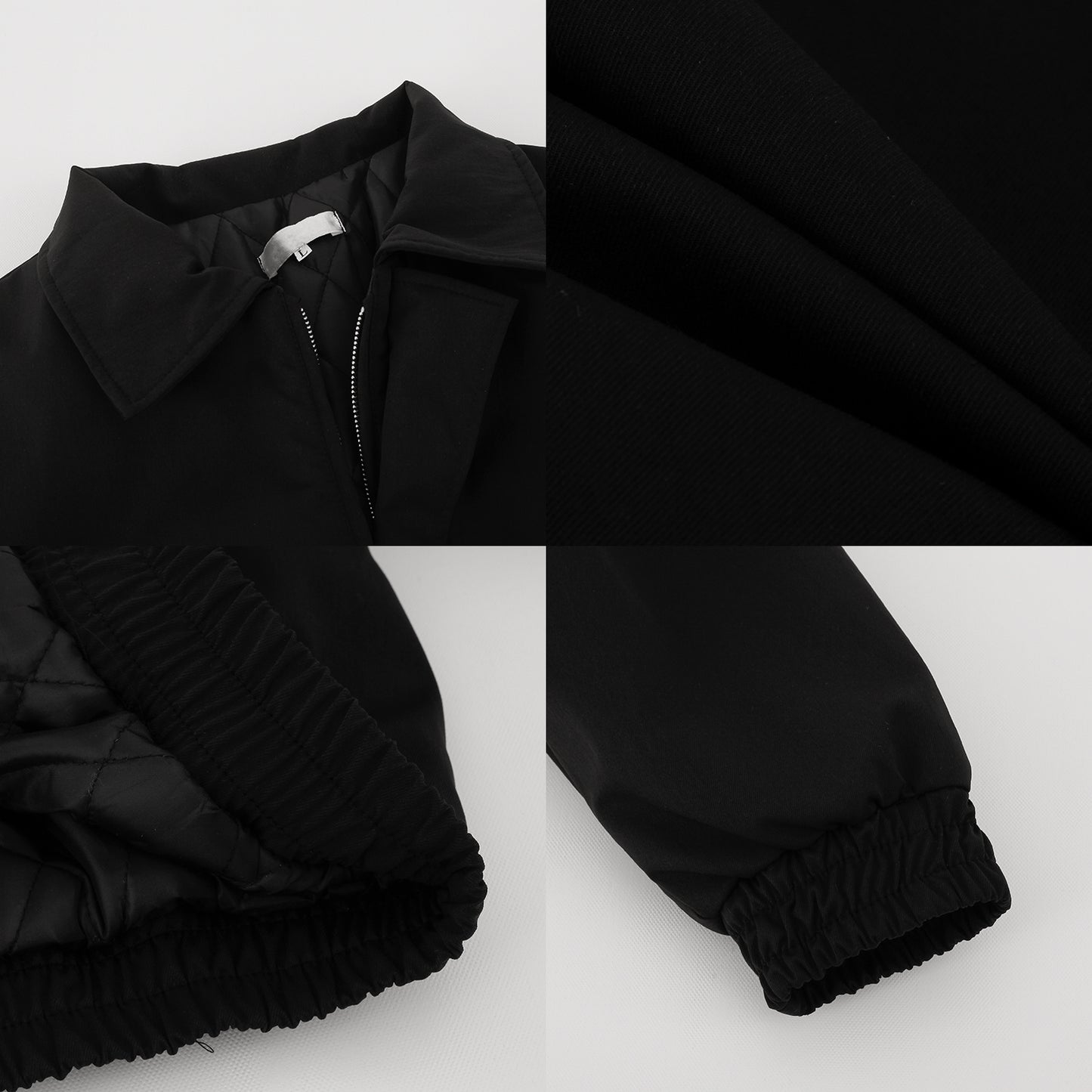 Fashion Cotton Clip Short Coat Men Product Information: Fabric classification: polyester Pattern: Solid Color Color: black with cotton Dimension information: Size: M L XL 2XL Size(cm) Bust Shoulder Sleeve Length M 126 55 57 58 L 130 56 58 59 XL 134 57 59