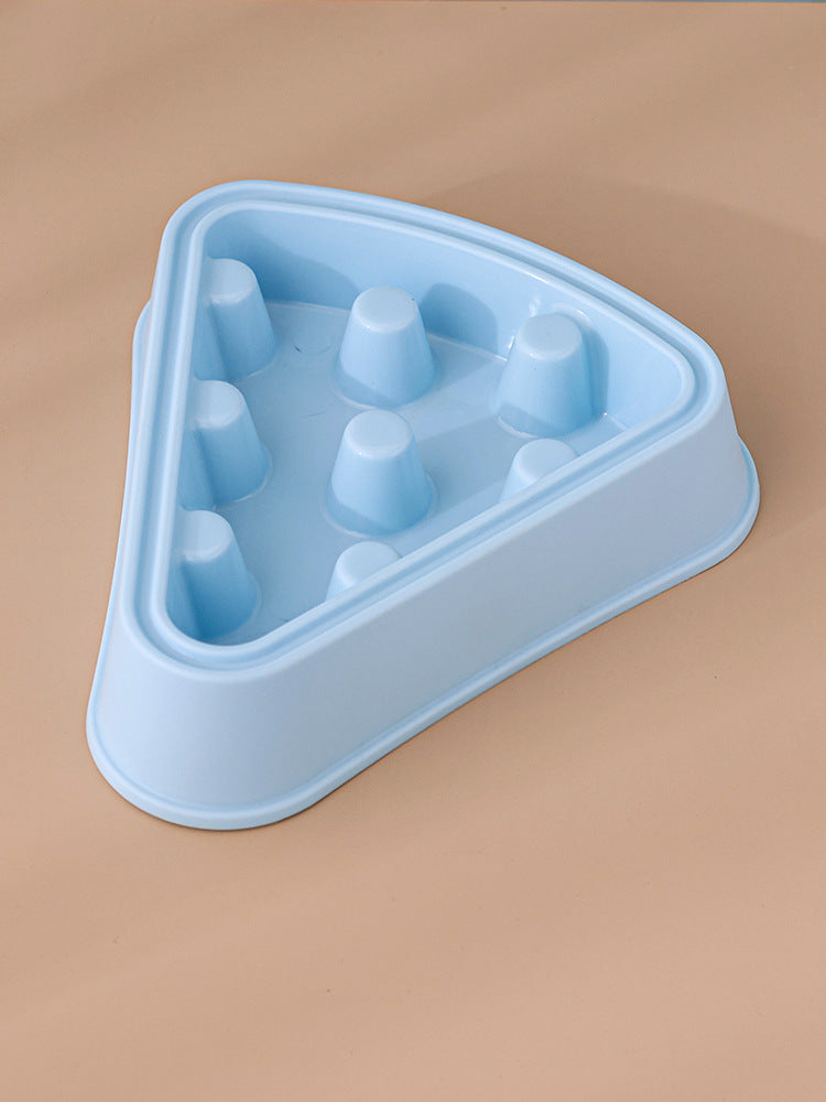 Pet Cat Dog Bowl Cartoon Pizza Single Bowl Slow Food Product information: Material: PP Specifications: dark green, orange, purple, blue Size: 22.5 * 21 * 5cm Weight: 115g Packing list: Dog basin*1 Pet Cat Dog Bowl Cartoon Pizza Single Bowl Slow Food Produ