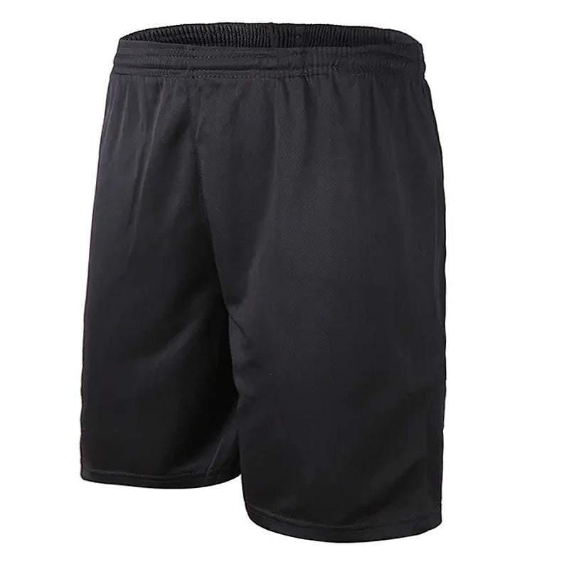 Men's Fast Running Fitness Shorts Casual Product information : Fabric name: chemical fiber blend Main fabric composition: polyester (polyester) Content of main fabric components: 100 (%) Leg opening style: straight leg Elastic force: shot Color: black mes
