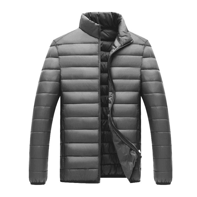 Men's Lightweight Hooded Coat Winter Warm Solid Color Zipper Jacket Fashion Portable Outerwear Top Clothing Overview: Unique design, stylish and beautiful. Good material, comfortable wear. A variety of colors, any choice. Product information: Filler: Poly