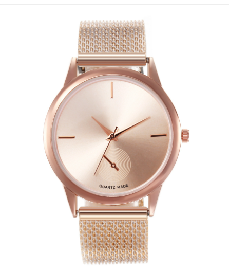 Rose Gold Fashion Watch Introducing our Rose Gold Fashion Watch – the ultimate style chameleon that's here to slay every occasion! Ditch the fashion monotony because our watch is not just a timepiece; it's a style statement available in a spectrum of colo