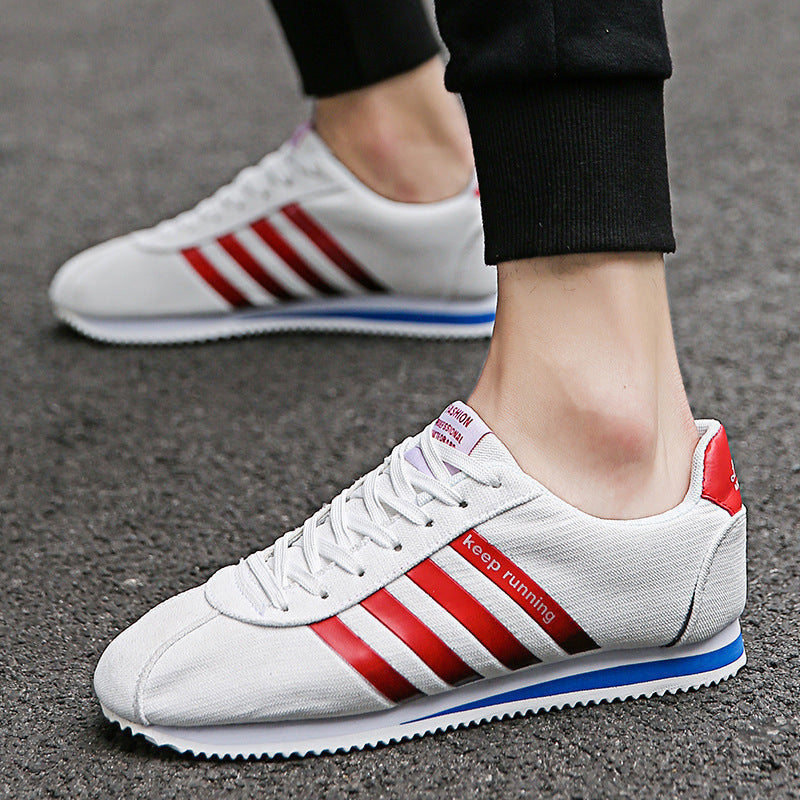 Men's Low Top Casual Shoes For Lovers Overview: Unique design, stylish and beautiful. Good material, comfortable feet. A variety of colors, any choice. Specification: Toe shape: round head Upper material: canvas Heel height: low heel (1-3CM) Color: grey,