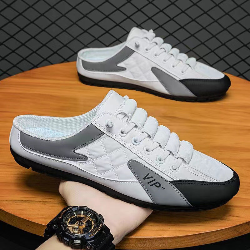Men's Casual Shoes With Flat Soles Overview: Unique design, stylish and beautiful. Good material, comfortable feet. A variety of colors, any choice. Specification: Sole material: rubber Upper material: cotton cloth Applicable gender: Male Cortical feature