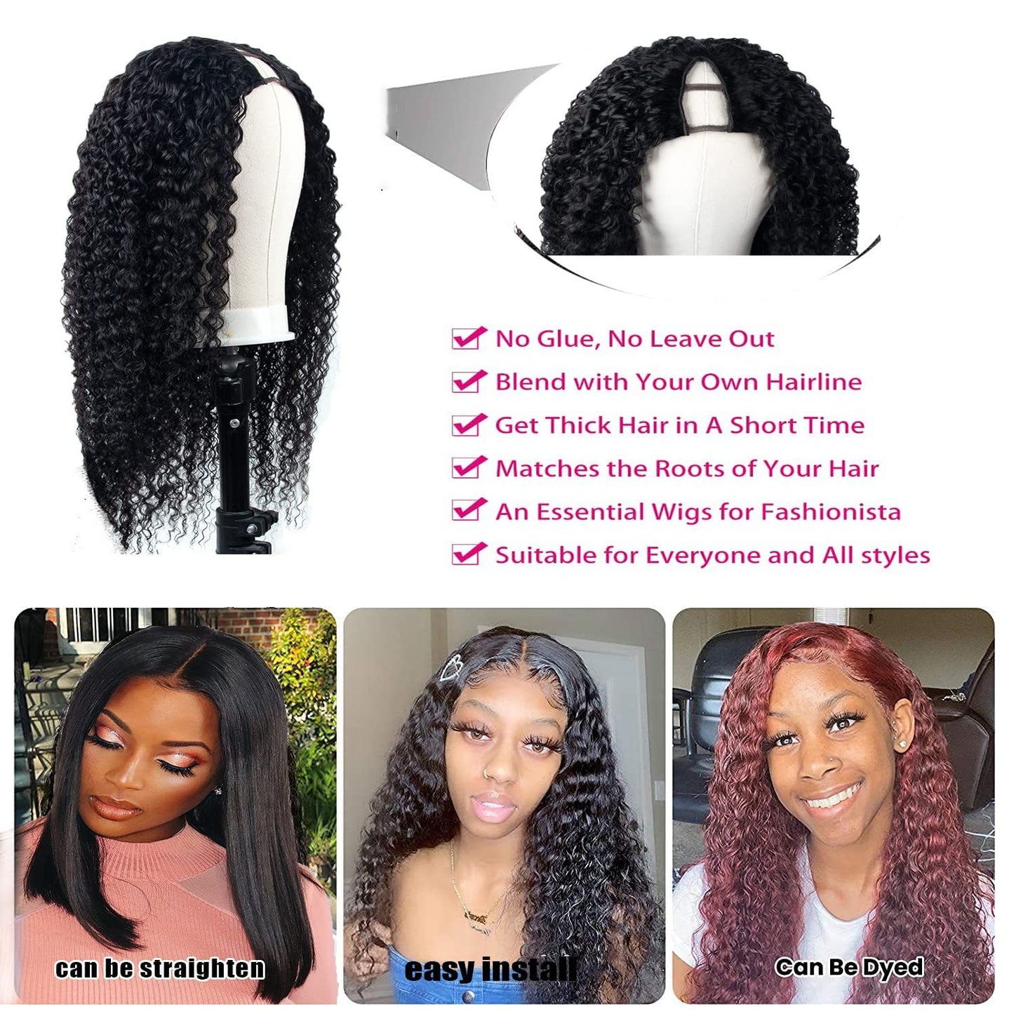 Full Mechanism Human Hair Wig Headgear Product information: Color: # Various colors Hair Material: Human Hair Effect: Increase hair volume and thicken wigs Length: 10-30Inch Weight: 130% 150% 180% density Material: 100% Human Hair Packing list: Actor's he