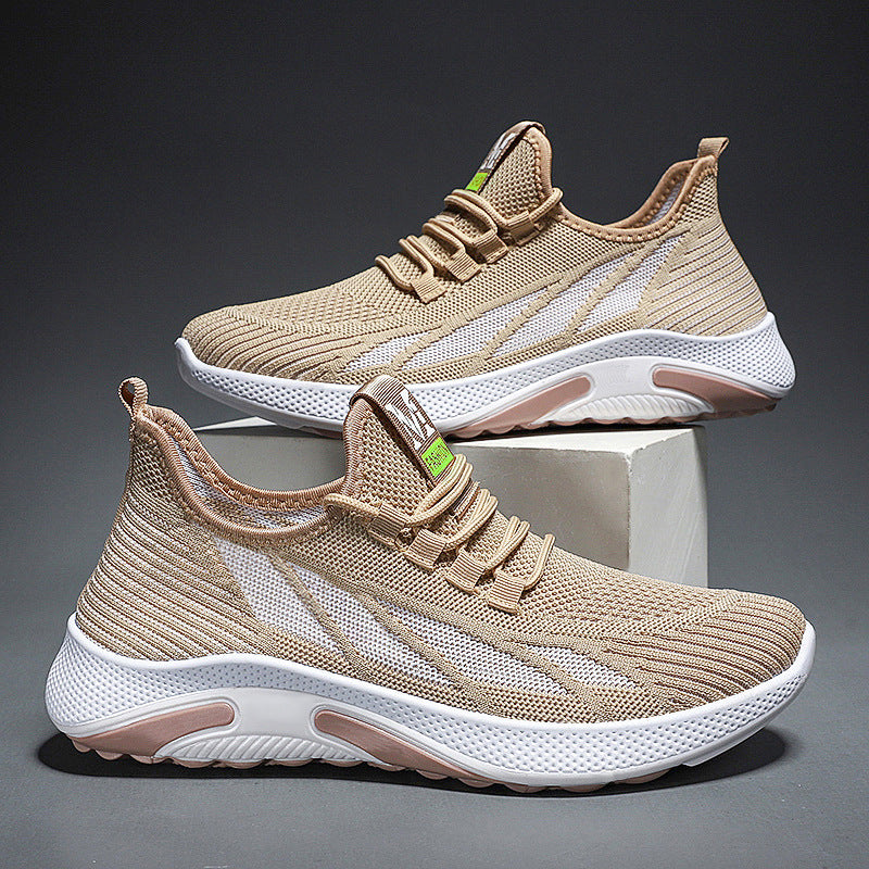 Korean Style Trendy Single Shoes Men's Comfortable Casual Fashion Running Sneakers Product information: Material: Mesh, PVC Style: Sports and leisure Features: solid color Colour: black, gray, coffee Size Information: US EUR UK AUS JPN KOR 5.5 37.5 5 5 23
