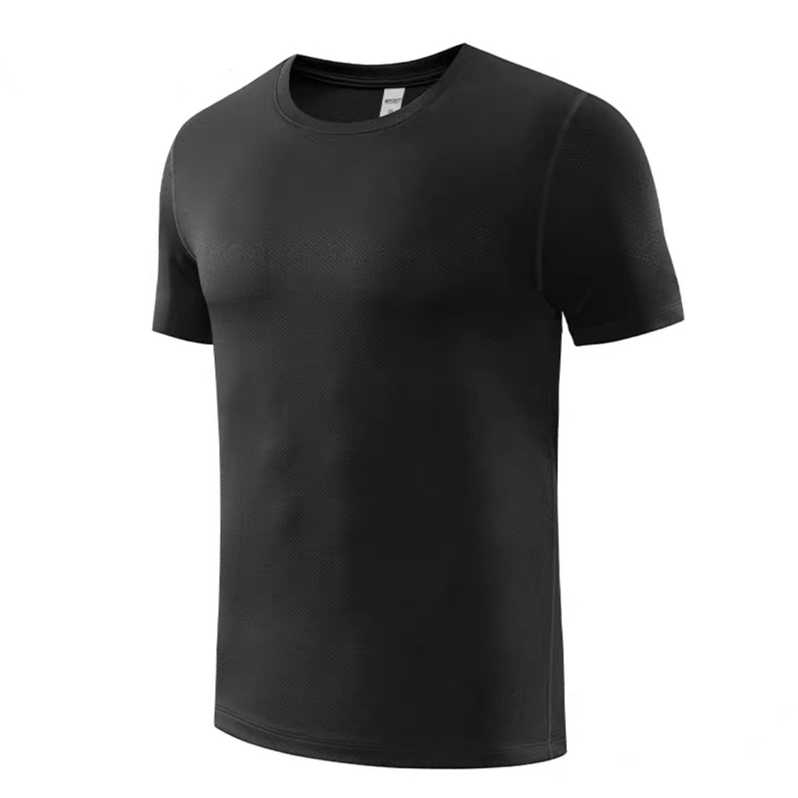 Men's New Mesh Ice Silk T-Shirt Short Sleeve Sports Casual Product information: Style: sports Main fabric composition: polyester fiber Pattern: plain Edition type: Loose Sleeve length: short sleeve Size Information: Size:M,L,XL,XXL,XXXL,4XL,5XL Note: 1. A