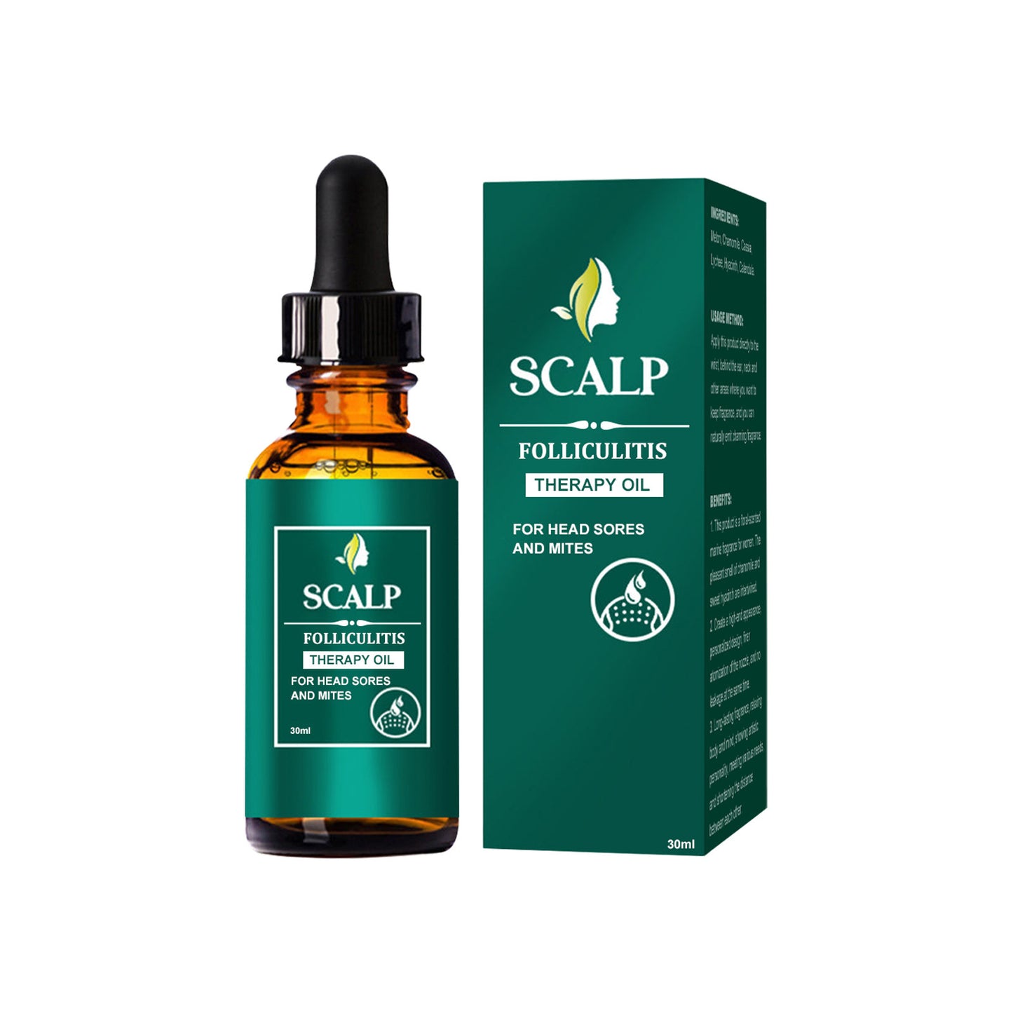 Scalp Deep Cleansing Recovery Oil Product information: Net content: 30ml Name: Scalp hair care essential oil Key words: Scalp Care Ingredients: Water, grape seed oil, ginger root oil, ginseng extract, herbal polygon extract, peppermint oil Packing list: E