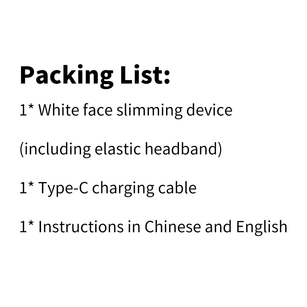 Micro-current Lifting And Tightening Skincare Instrument Facial Massager Product information: Product material: ABS low stretch yarn Product color: white Input: 5V 1A Power: 4W, Rated Voltage: 3.7V Battery Type: lithium ion battery, Battery capacity: 200m