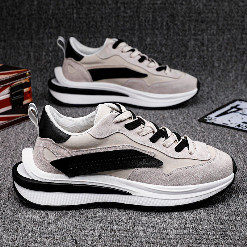 Men's Casual Sports Forrest Shoes Slow Walking Shoes Product information: Applicable age: youth (18-40 years old) Applicable gender: male Upper material: leather + mesh Sole material: non-slip rubber Applicable sports: general Popular elements: car suture