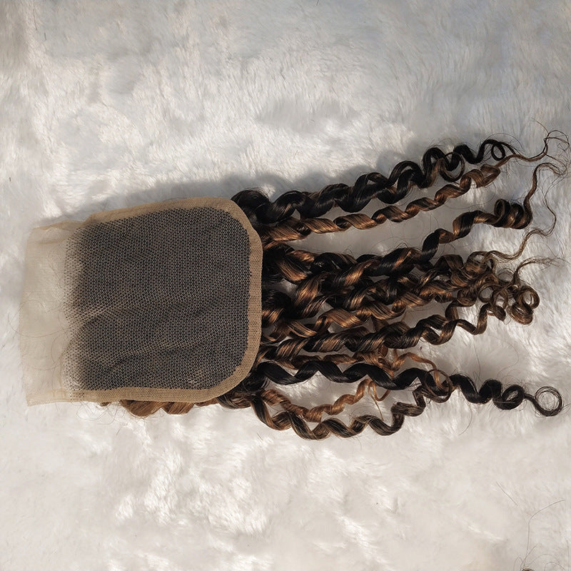 Brazilian Hair Color Lace Hair Block Product information Applicable people: ladies Treatment process: mechanism Wig length: short hair Can be dyed hot: can be hot dyed Hair material: real hair Applicable skin tone: any skin tone Applicable face shape: any