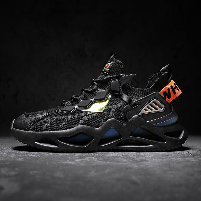 Men Sneakers Cool Wave Sole Sport Running Shoes Overview: Unique design, stylish and beautiful. Good material, comfortable feet. A variety of colors, any choice. Specification: Function: breathable, lightweight Suitable season: summer, spring, autumn Appl