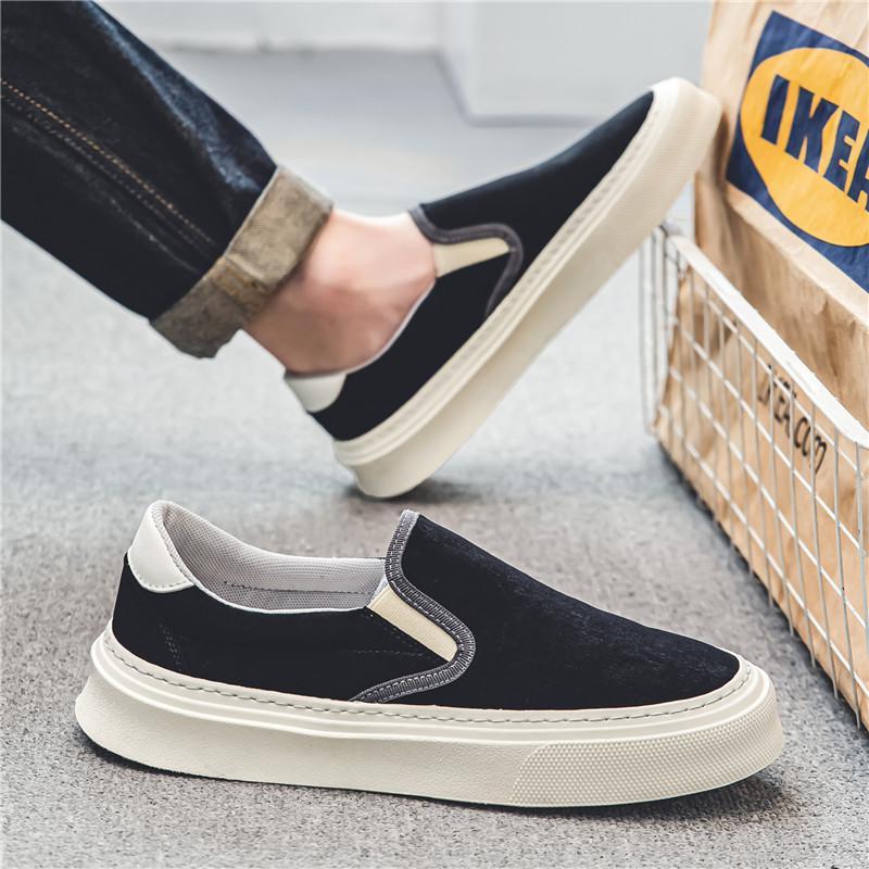 Summer Breathable New Canvas Shoes Men Product information: Color: MX-HK202 Black, MX-HK202 Gray Size: 39, 40, 41, 42, 43, 44 Style: Board Shoes Applicable Gender: Male Material: canvas Size: Packing list: Men's shoes *1 pair Product Image: Summer Breatha