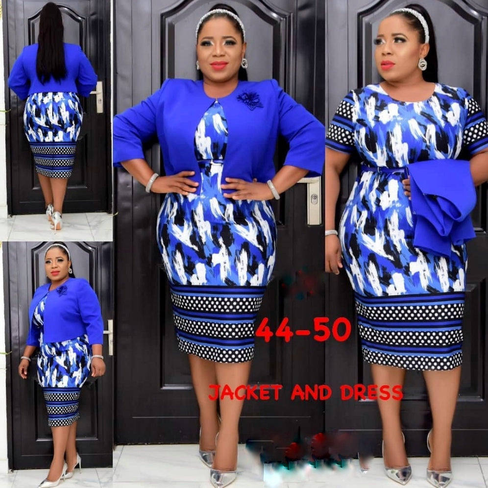 Printed Small Suit Dress Women Suit Product information: Material: Polyester Style: casual and simple Features:Print Colour: yellow, blue Size Information: Note: 1. Asian sizes are 1 to 2 sizes smaller than European and American people. Choose the larger