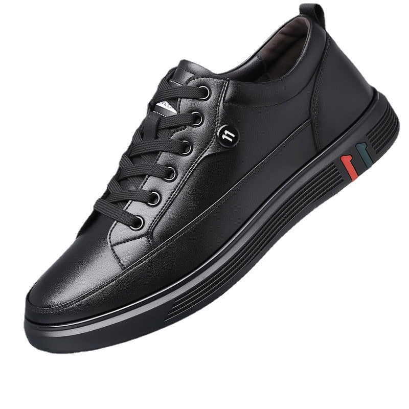 Men's New Versatile Fashion Casual Board Shoes British Style Overview: Unique design, stylish and beautiful. Good material, comfortable feet. A variety of colors, any choice. Specification: Product category: Lefu shoes Popular element: grid Style: Korean