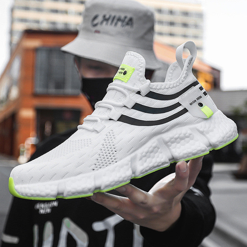 Leisure Fly Woven Breathable Sports Shoes Overview: Unique design, stylish and beautiful. Good material, comfortable feet. A variety of colors, any choice. Specification: Product category: Sporty casual shoes Function: Breathable Pattern: Solid color Uppe