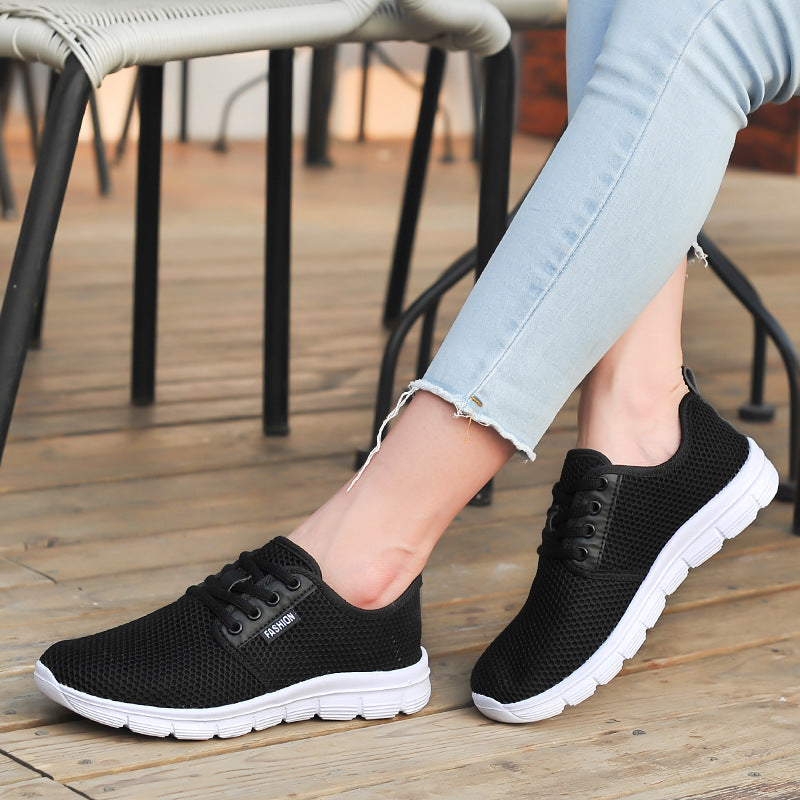Women's Breathable Mesh Wear Resistant Casual Shoes Product Details: Product category: sports shoes Applicable gender: female Upper Material: Mesh Toe shape: round toe Color: white, milky white, beige Function: breathable Size information: Size: 35,36,37,
