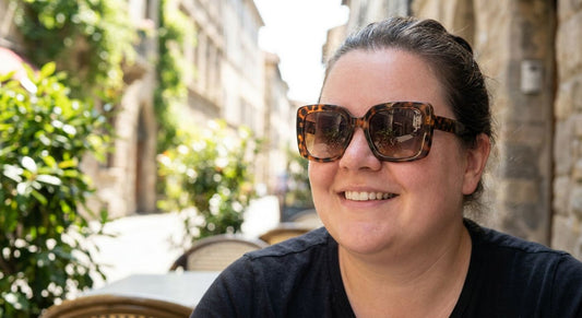 Oversized square sunglasses for round faces