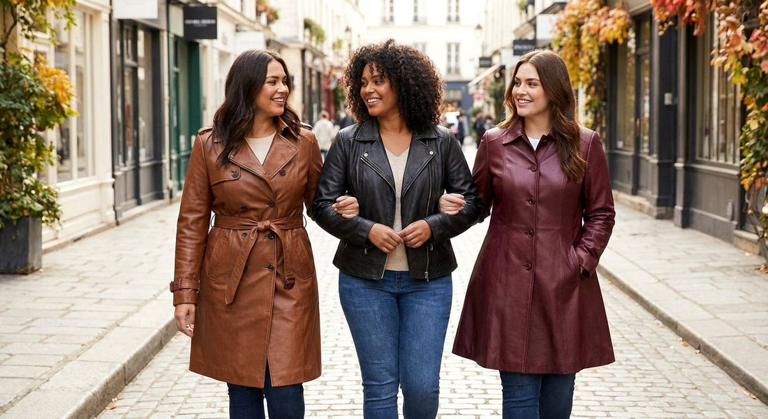 Best leather coats for curvy body types