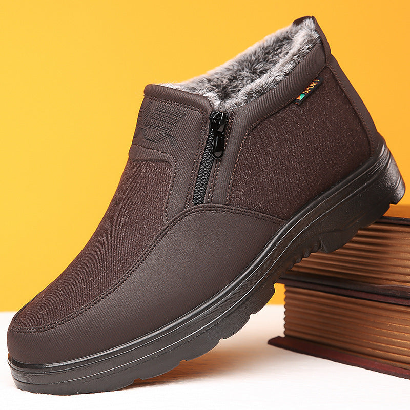 Winter Old Beijing Cloth Shoes Men