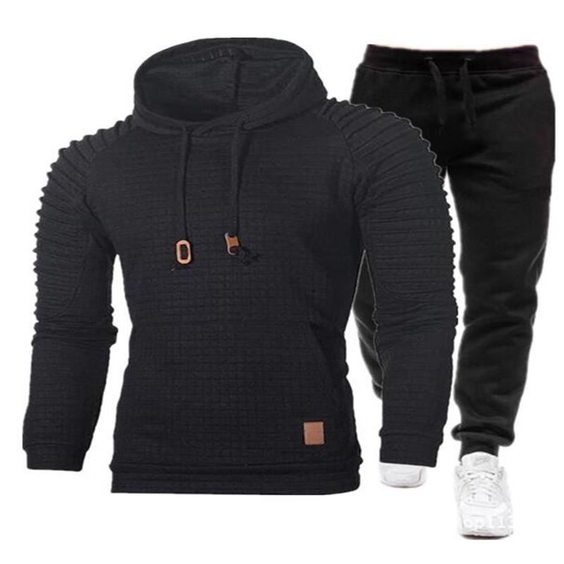 Jacquard Suit Hip-hop Hooded Sports Sweatshirt