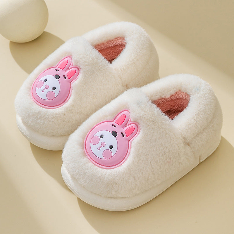 Children's Cotton Slippers, Autumn And Winter Cartoon Indoor Furniture