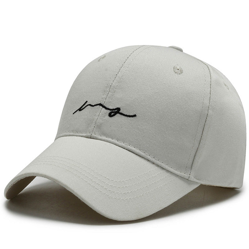 Casual Sunshade Letter Curved Brim Hat