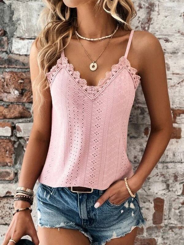 New Women's Clothing V-neck Lace Lace Sling Vest