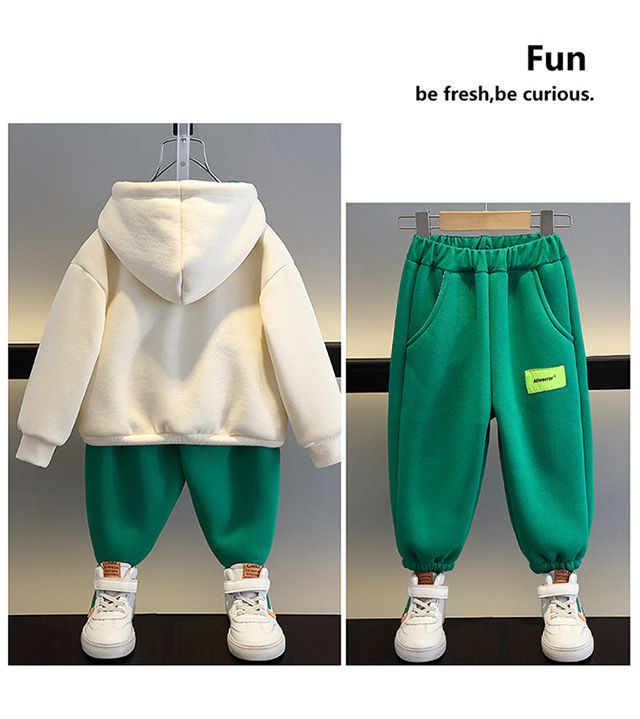 Boys' And Girls' Suit Fashionable Children's Clothing Spring And Autumn Sports Sweater