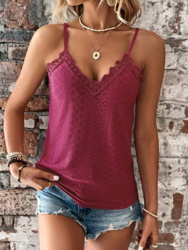 New Women's Clothing V-neck Lace Lace Sling Vest